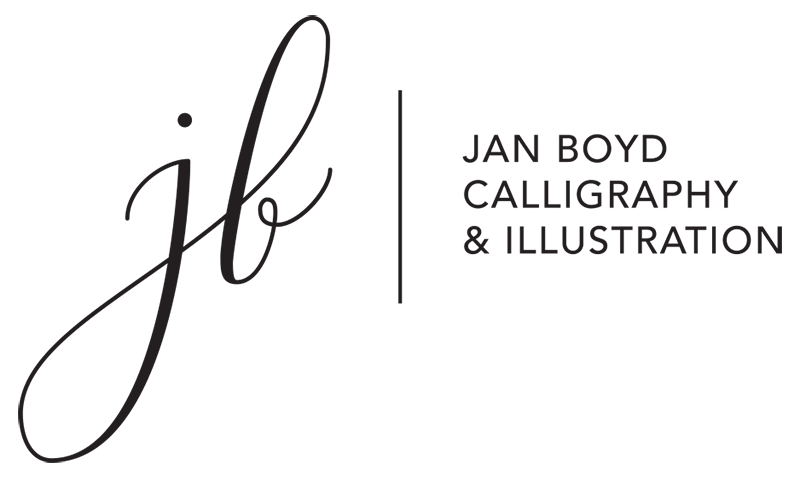 Jan Boyd Calligraphy & Illustration Logo