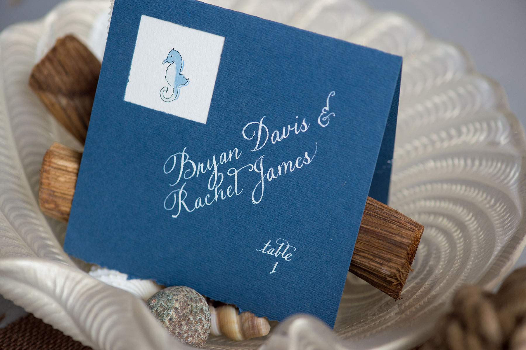 Jan Boyd Escort Cards - Johnson Photography