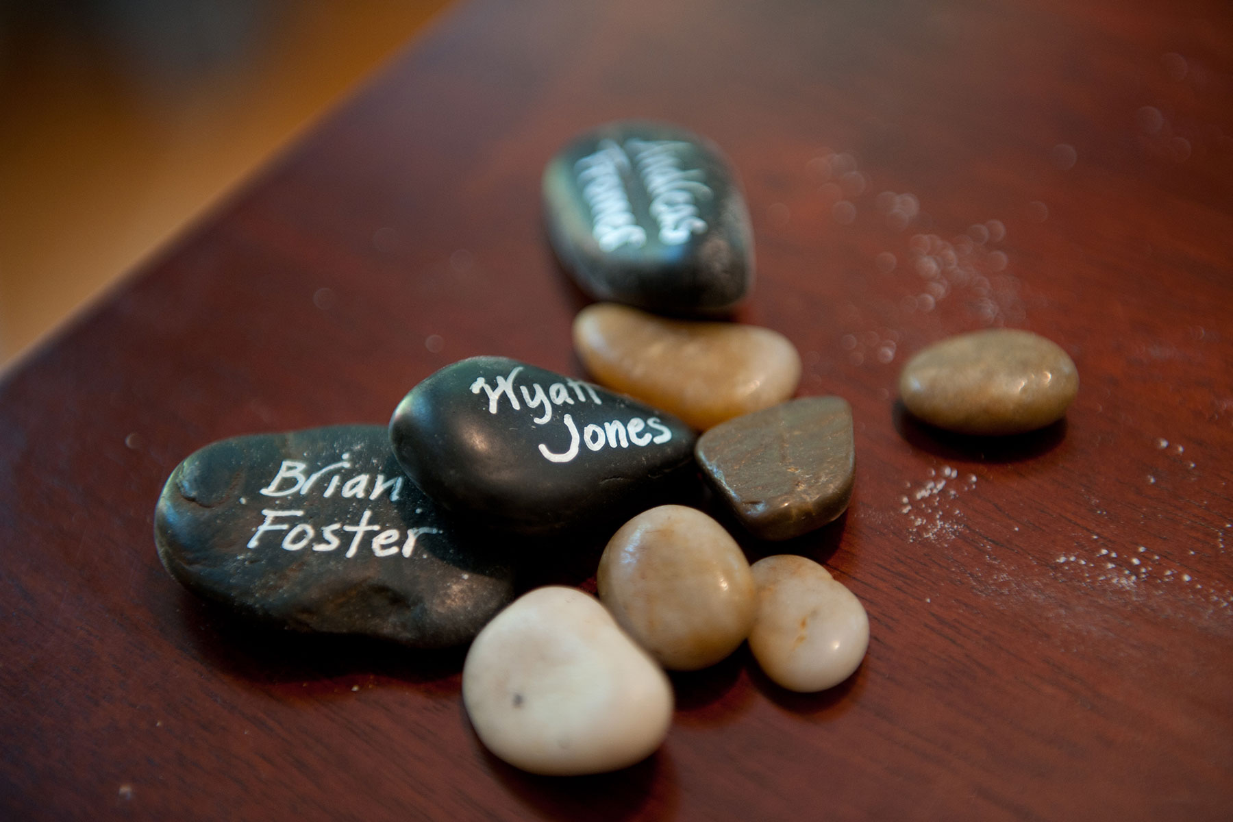 Jan Boyd Escort Cards - Johnson Photography