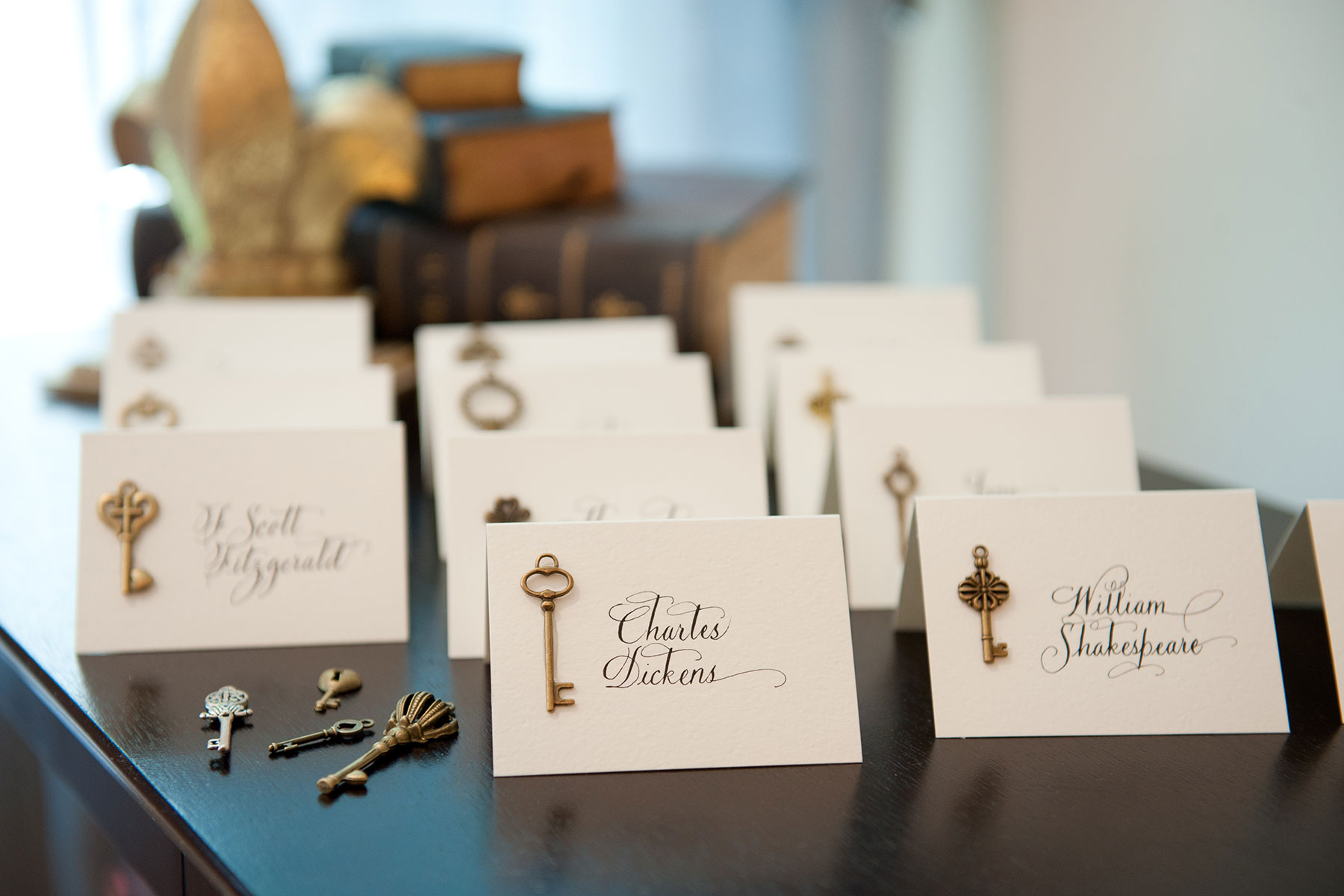 Jan Boyd Escort Cards - Johnson Photography