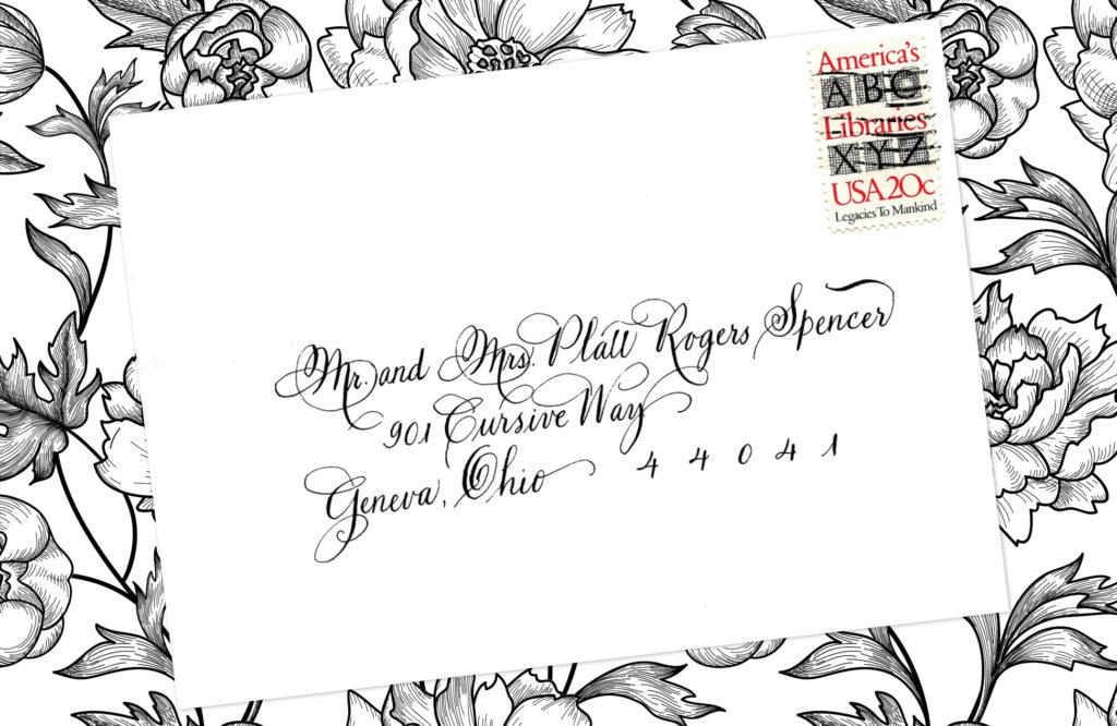 Style: Mr. and Mrs. Platt Rogers Spencer (Spencerian)