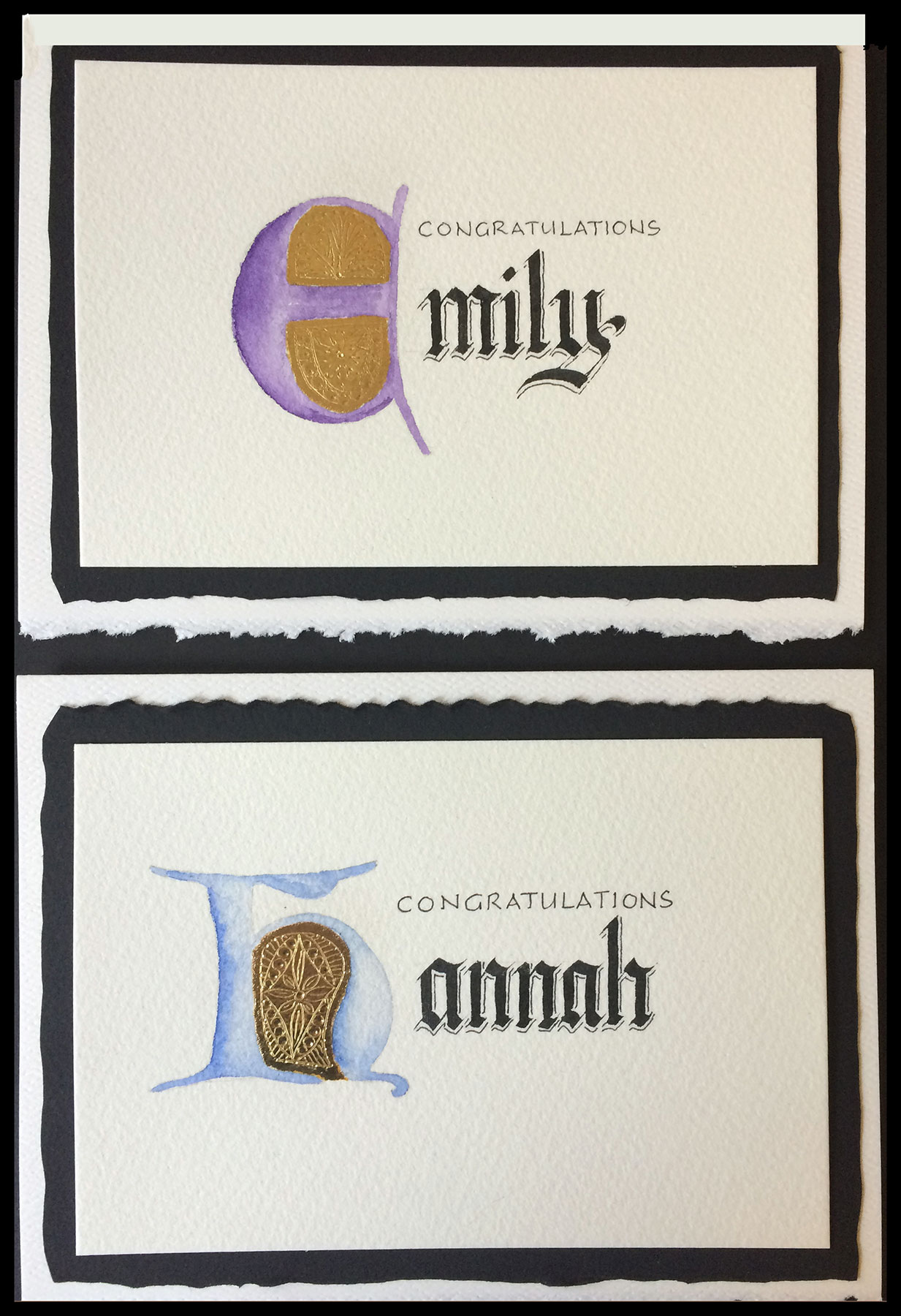 Jan Boyd Calligraphy - Emily & Hannah