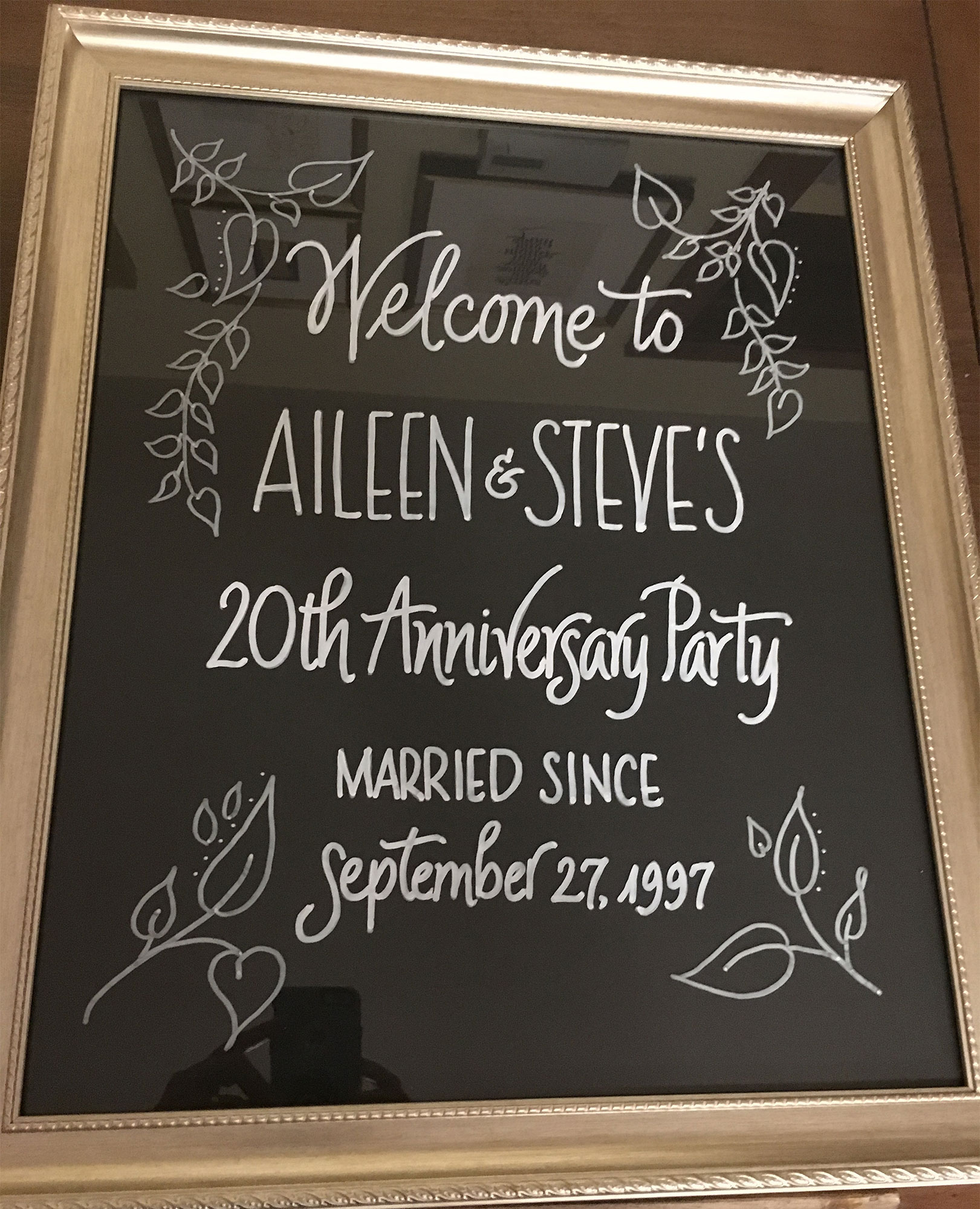 Jan Boyd Calligraphy - Event Signs